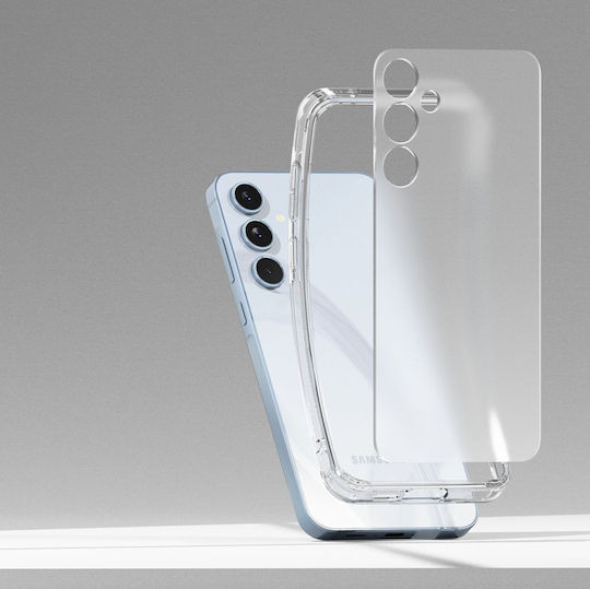 Ringke Fusion Umschlag Rückseite Kunststoff 2mm Transparent (Galaxy A55)