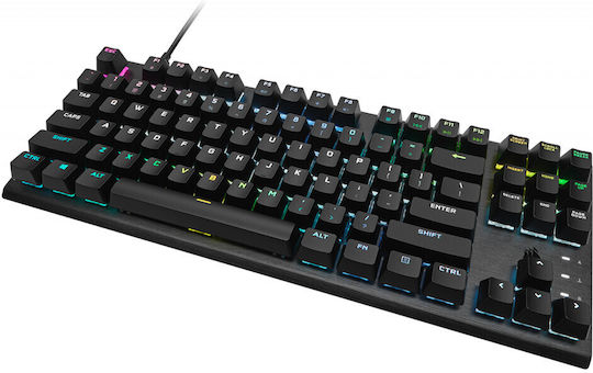 Corsair K60 Pro TKL RGB Gaming Μηχανικό Πληκτρολόγιο Tenkeyless με Corsair OPX διακόπτες και RGB φωτισμό (Αγγλικό US)