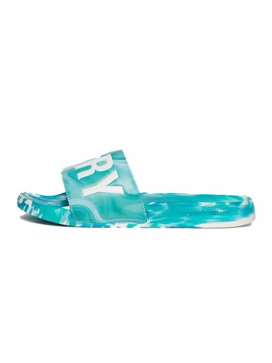 Superdry Frauen Flip Flops in Hellblau Farbe