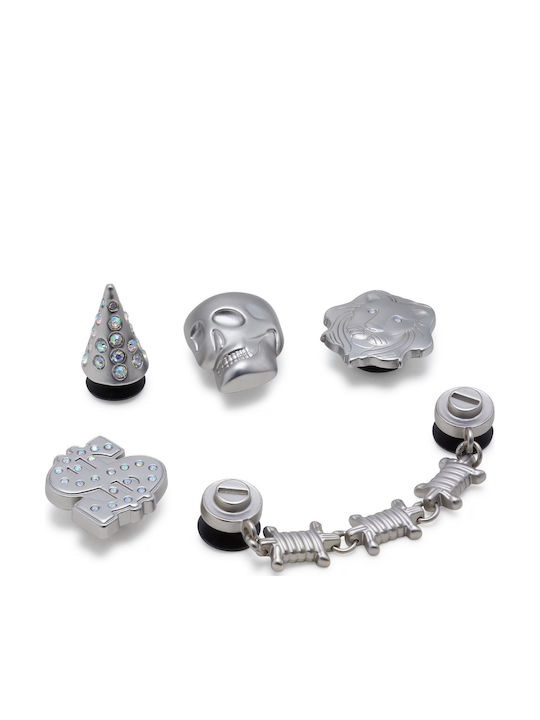 Crocs Jibbitz Charms Bling Bling White 5 Pieces