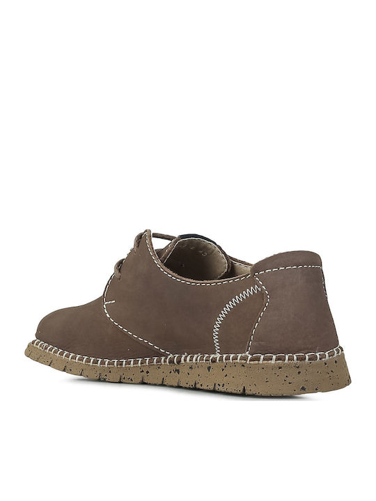 84702 Leder Herren Freizeitschuhe Braun
