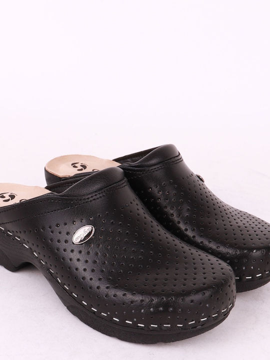 Vesna Anatomisch Clogs Schwarz