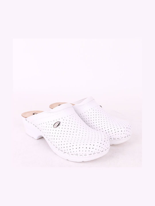 Vesna Anatomic Clogs White