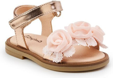 Gorgino Ecru Baptism Leather Sandals