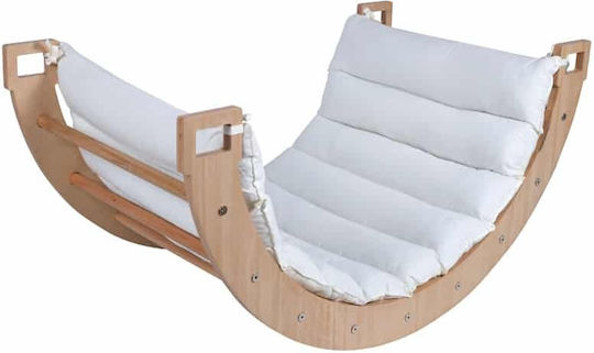 Larisa & Pumpkin Pikler with Climbing Surface White
