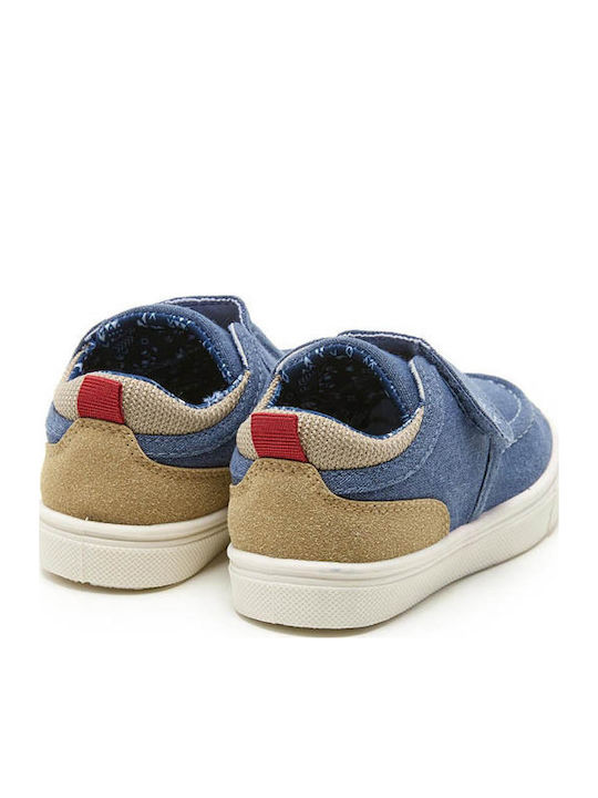 Boys Fabric Moccasins Blue