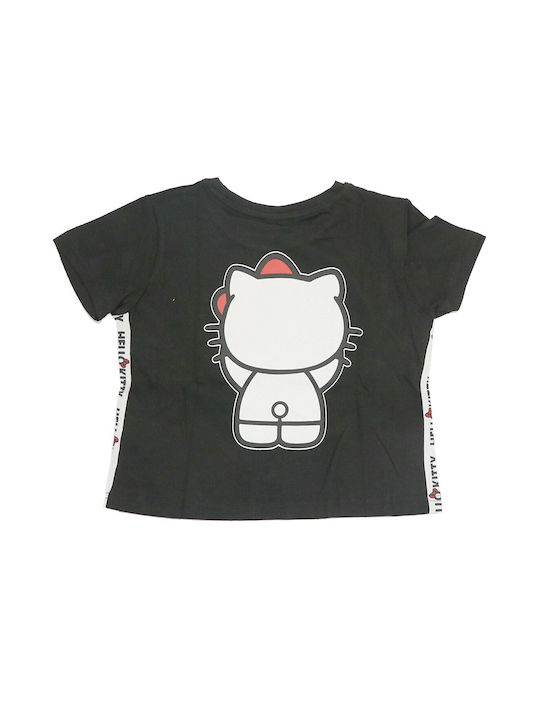 Sanrio Kinder-T-Shirt Schwarz