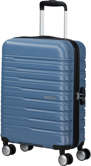 American Tourister Cabin Travel Suitcase Hard Coronet Blue with 4 Wheels Height 55cm