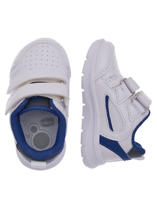 Chicco Kids Sneakers with Scratch White