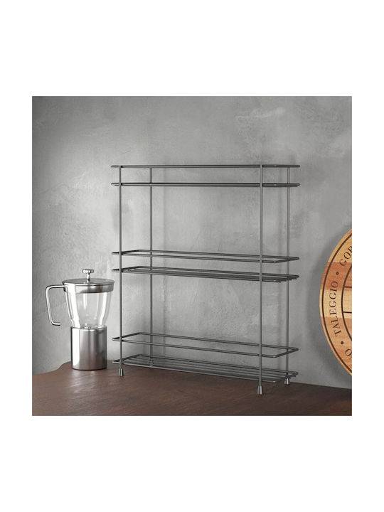 Tekno-Tel Tabletop Inox Base 32.5x8x37.5cm Black