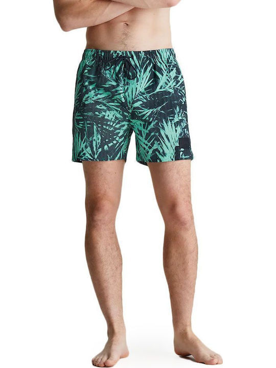 Men's Swimwear Shorts Blue with Patterns