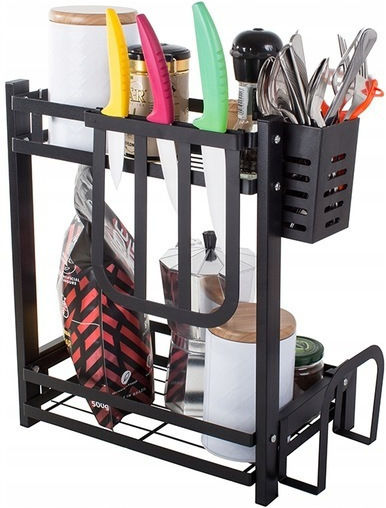 Suport De Masă Metalic 40x35x22.5cm Negru