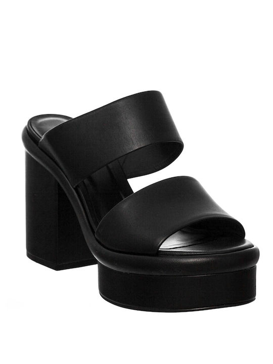 Carrano Leather Women's Sandals Black