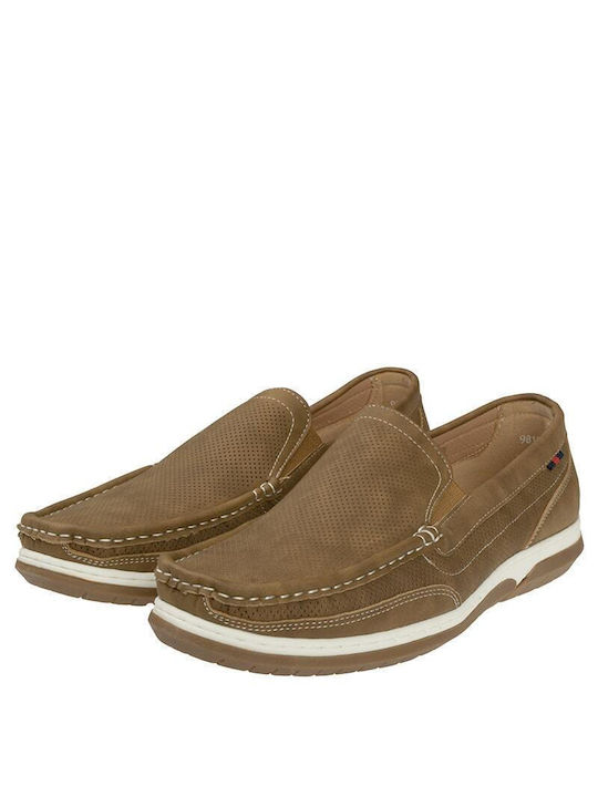 Atlanta Men's Moccasins Brown