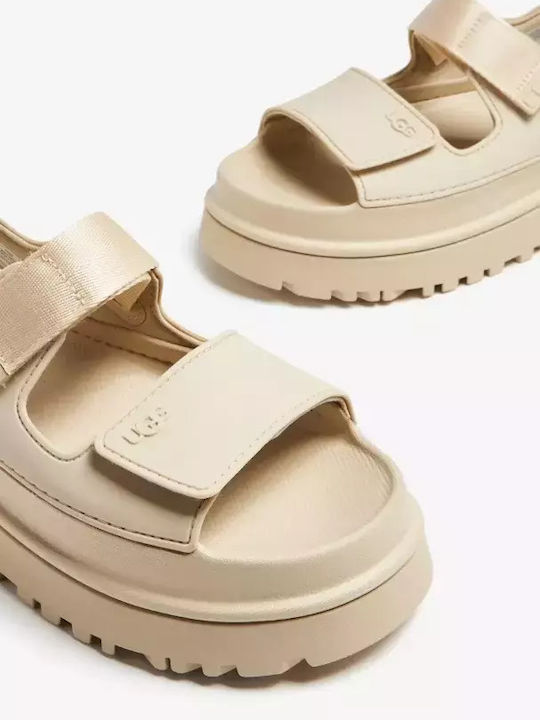 GoldenGlow Women's Flat Sandals sea salt Regular Fit