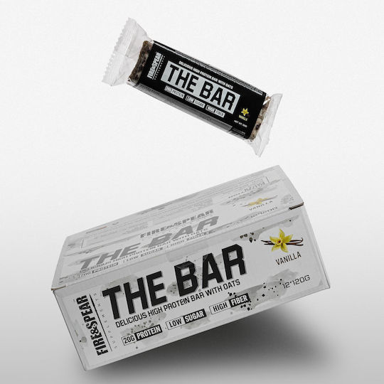 Fire & Spear The Bar Bar with 20gr Protein & Flavor Vanilla 120gr