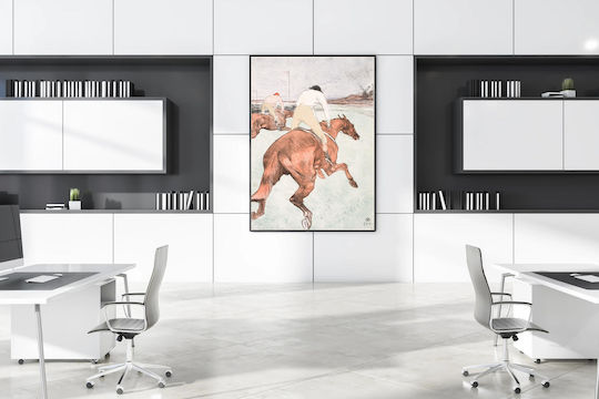 Le Jockey Gemälde auf Leinwand 40x50cm