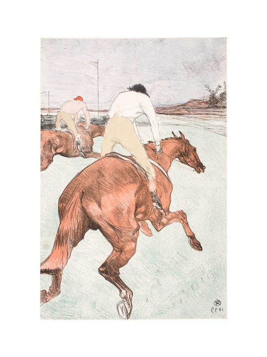 Le Jockey Картина на Платно 40x50см