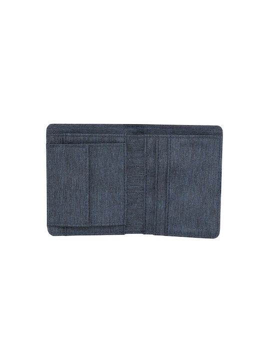 Polo Club Small Fabric Women's Wallet Blue