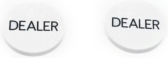 Ντιλερ Button 50mm Λευκο