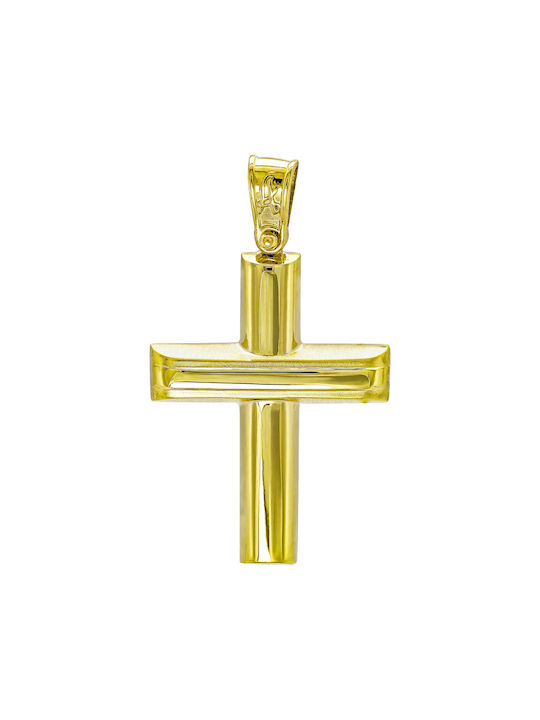 Kiriakos Gofas Men's Gold Cross 14K with Chain