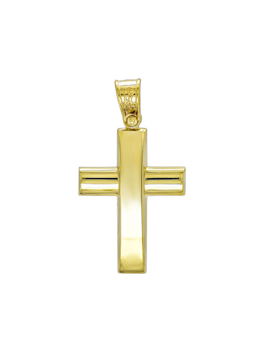 Kiriakos Gofas Men's Gold Cross 14K with Chain