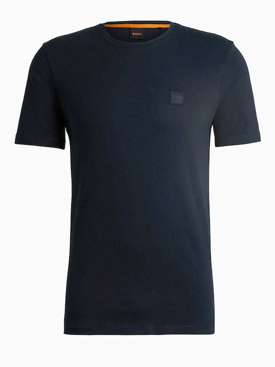 Hugo Boss Herren Kurzarmshirt Marineblau