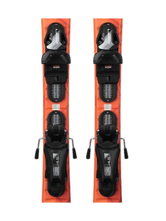 Elan Maxx Jrs Shift Children's Ski Boots in Orange Color with Bindings