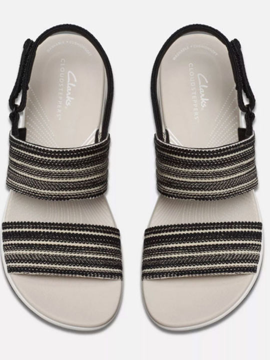 Arla Women's Flat Sandals Sporty in Black Color
