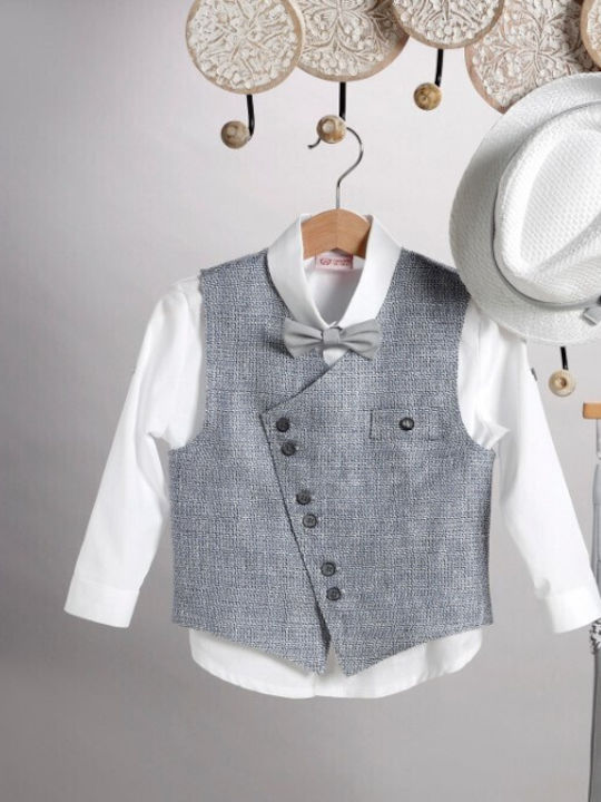 New Life Baptism Suit Gray 6 Pieces
