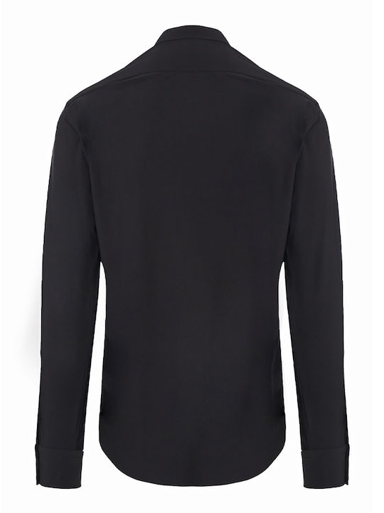 Karl Lagerfeld Men's Shirt Long Sleeve Black