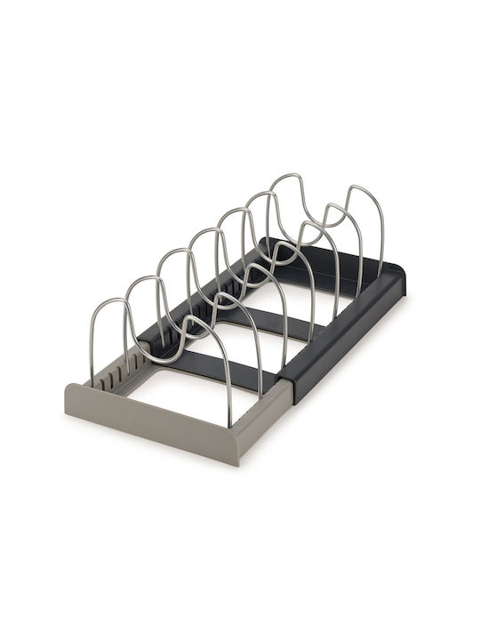 Suport Pentru Oale Și Tigăi Din Plastic 56x21x16cm Gri