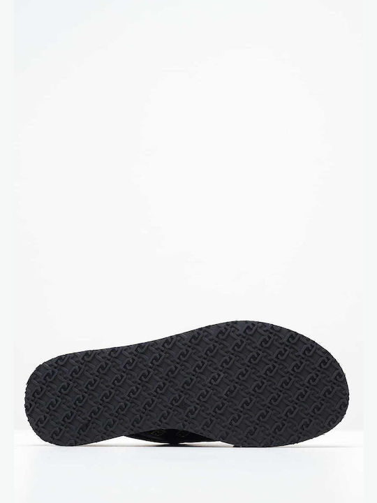 Frida Γυναικεία Σανδάλια Flatforms Μαύρα