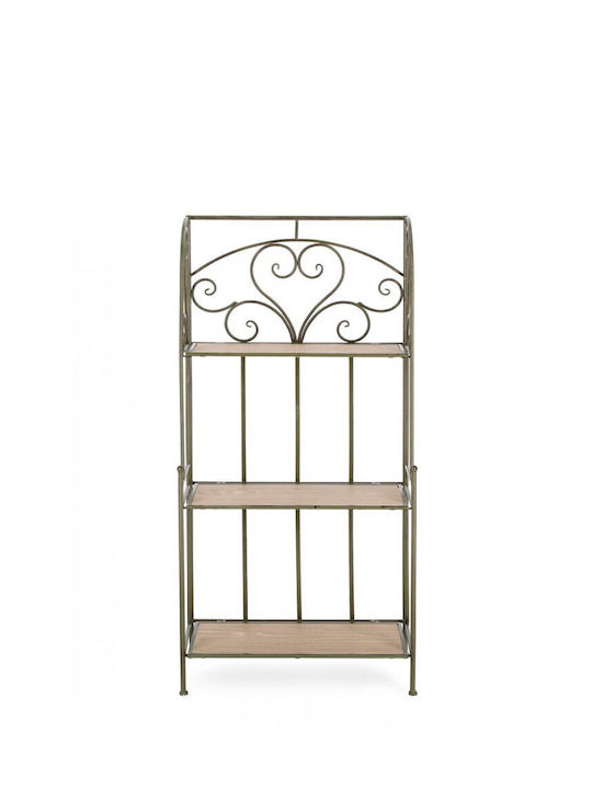 Βιβλιοθήκη Guenda Λαδί 60x28x127εκ.