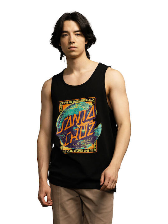 Santa Cruz Men's Sleeveless Blouse Black