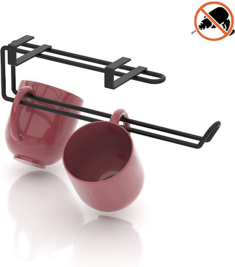 Tekno-Tel Pendant Shelf Inox 27x7x9cm Black