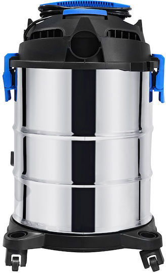 Vevor Σκούπα Υγρών / Στερεών 1200W με Ανοξείδωτο Κάδο 25lt