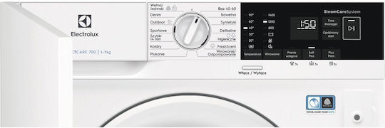 Electrolux Πλυντήριο Ρούχων 7kg 1400 Στροφών EWN7F447WIP