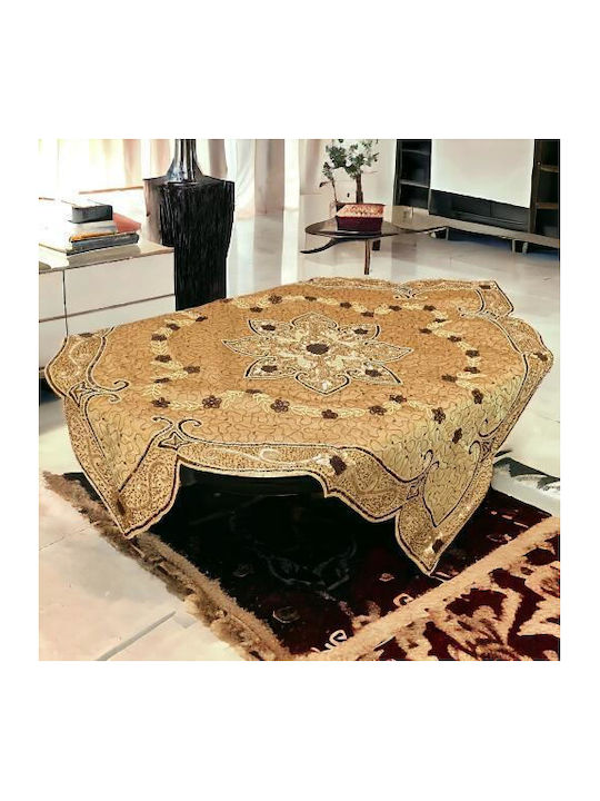 Linea Home Kariert Elektrische Gitarren 4Stück Amber Gold