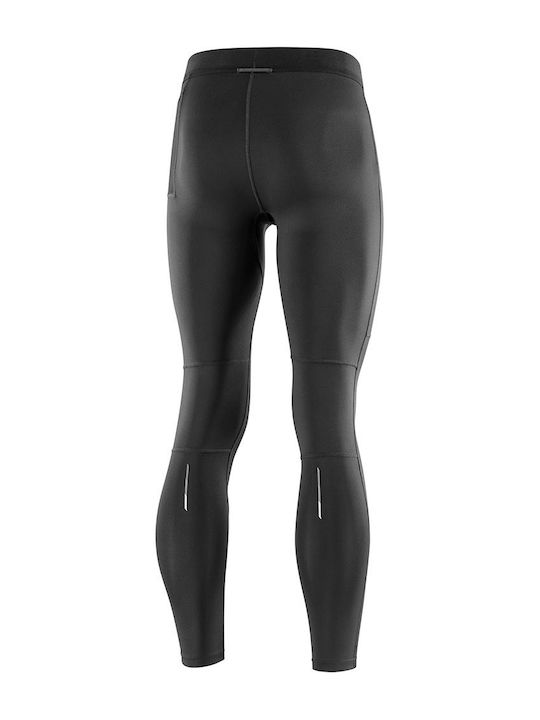 Salomon Cross Run Men's Sports Long Leggings Black