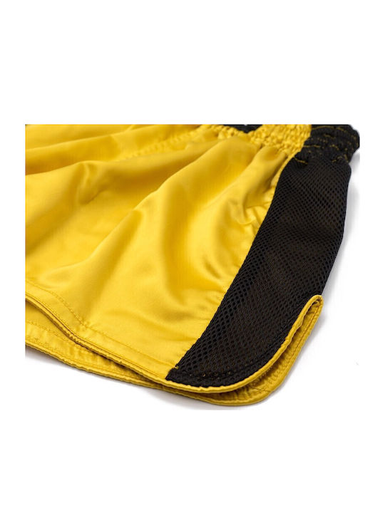 Fujimae Bărbați Shorts Kick/Thai Boxing Auriu