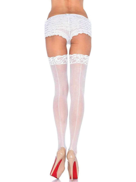Leg Avenue Sexy Κάλτσες Λευκές