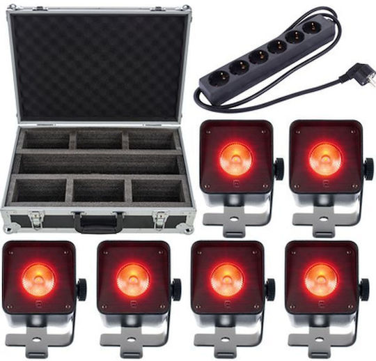 Stairville Движеща се светлина LED BEL1+ Tourpack 6 RGBWA