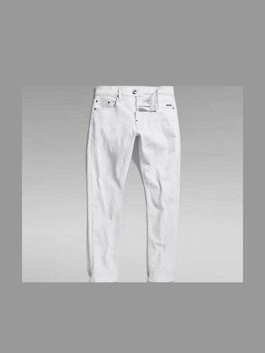 Revend Fwd Men's Jeans Pants Elastic with Skinny Fit White