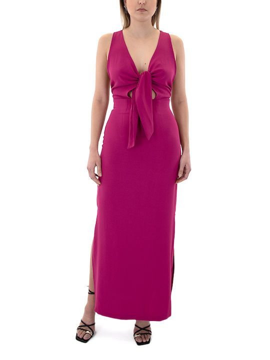 Moutaki Maxi Dress Fuchsia