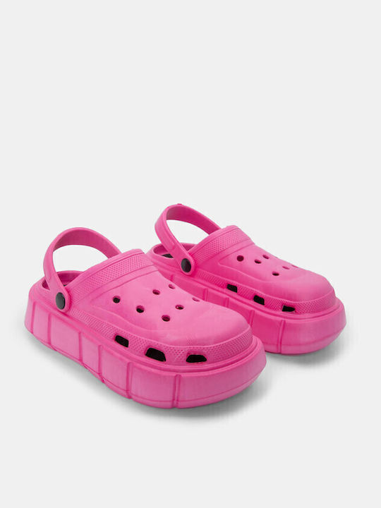Luigi Women's Fuchsia Clogs
