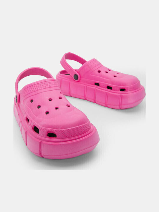 Luigi Women's Fuchsia Clogs