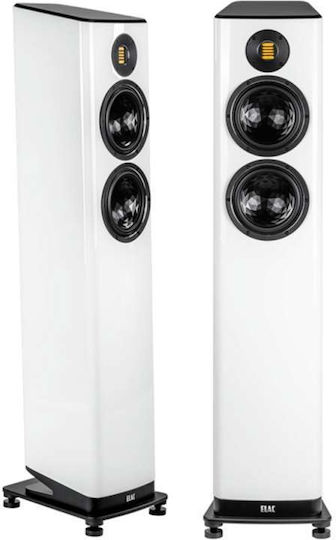 Elac Vela FS 408.2 Ηχείο Hi-Fi Δαπέδου 220W 2.5 Δρόμων Π27.6xΒ33.2xΥ114.2εκ. Gloss White