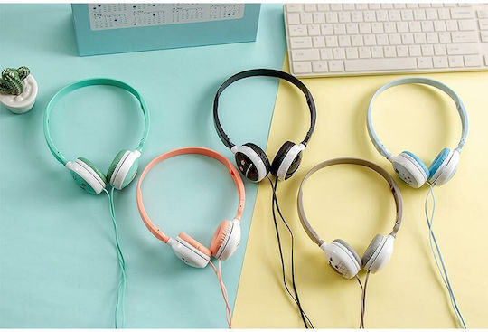 GJBY GJ-06A Cu fir Pentru copii Over Ear Căști Maro