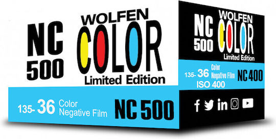 Farbnegativ Wolfen Color Limited Edition Rollfilm 35mm (36 Belichtungen)